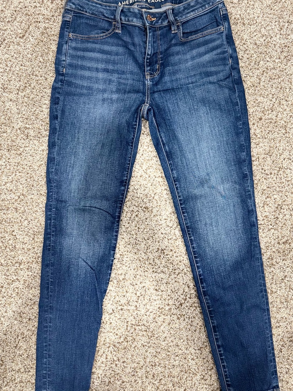 American Eagle Outfitters Dark Blue Skinny Jeans